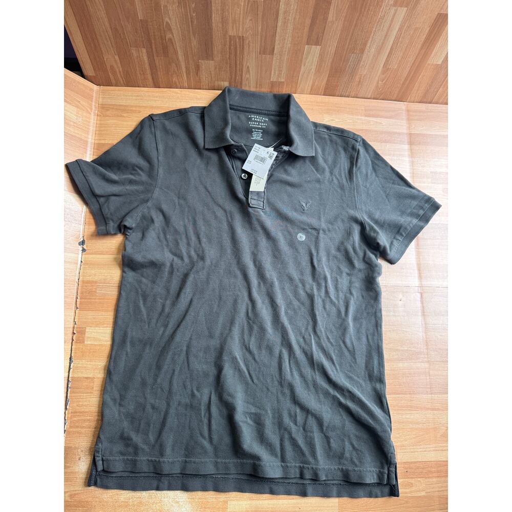 American Eagle Super Soft Standard Fit Polo Shirt, XS, NWT